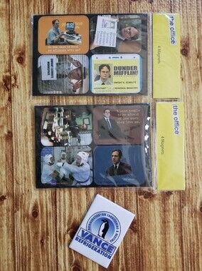 The Office TV Show Refrigerator Magnets - Set of 8 Univeral NBC Micahel Scott